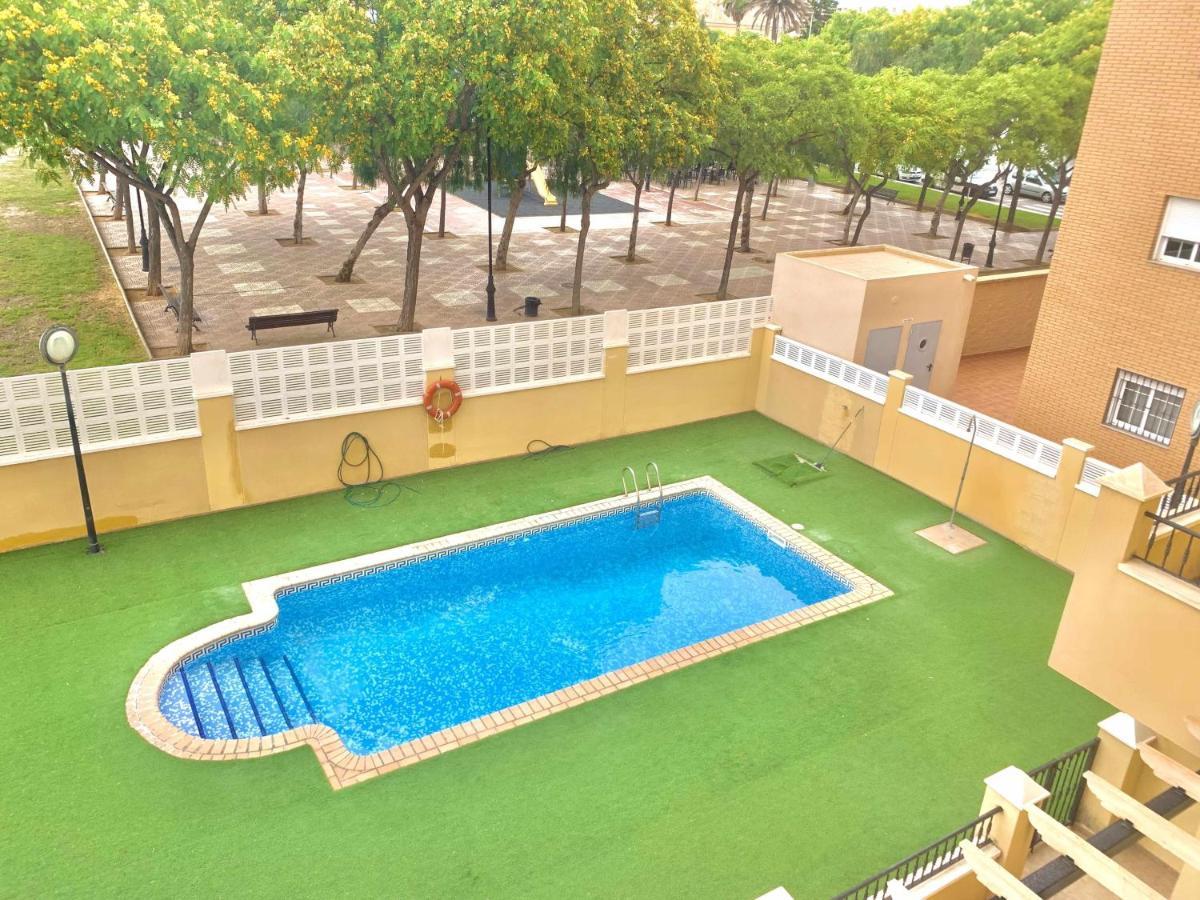 Casa Tino 500M Playa Terraza Garaje Piscina Apartment Aguadulce  Ngoại thất bức ảnh